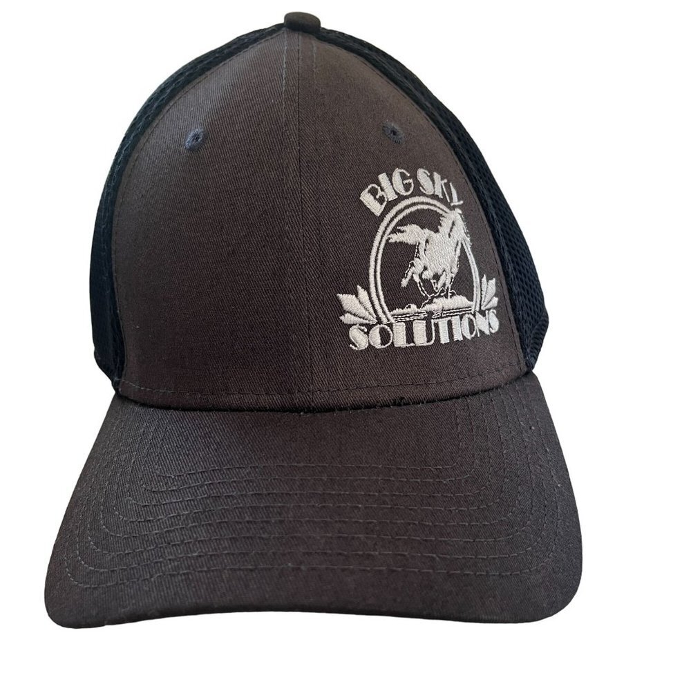 Big Sky Hat‎ Cap Adult L-XL Fitted New Era 39thirty Embroidered Mens